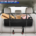 Hanging Car Trunk Organizer, Large Capacity Backseat Storage Bag with Adjustable Straps, Waterproof Collapsible Cargo Bag