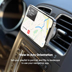 Belkin MagSafe Vent Mount Pro - MagSafe Compatible Phone Mount for Car - Wireless Magnetic Phone Holder Mount for iPhone 17, iPhone 16, 15, Pixel 10, & More - Car Accessories (Certified Refurbished)