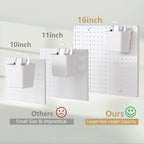 FZK Peg Board,Pegboard 32''*32'', White Pegboard 4pcs and 33 Accessories, Pegboard Wall Organizer, Peg Boards, Peg Boards for