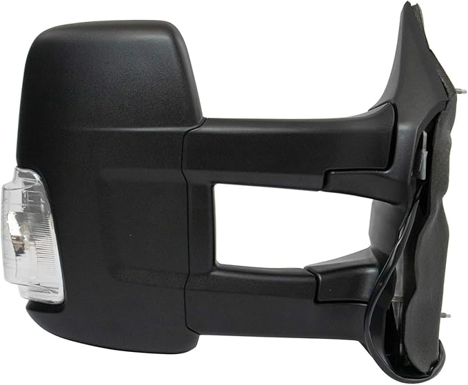 TRQ Driver & Passenger Side Mirror Set Power with Heat Compatible with 2015-2017 Ford Transit-150 Transit-250 Transit-350 Tra