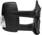 TRQ Driver & Passenger Side Mirror Set Power with Heat Compatible with 2015-2017 Ford Transit-150 Transit-250 Transit-350 Tra