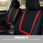 BELOMI Car Seat Covers Only, Breathable Premium Cloth Auto Seat Cover, Universal Front and Rear Seat Covers, Automotive Inter