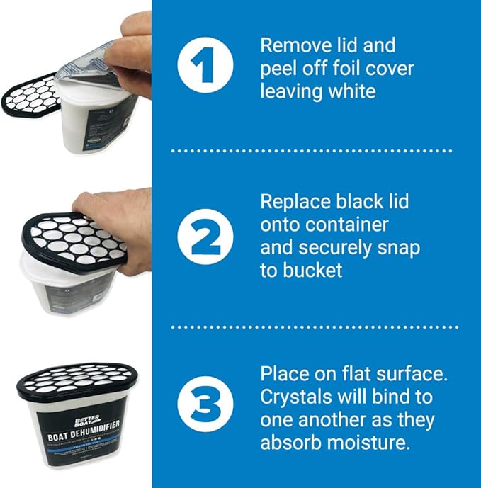 Moisture Absorber 2 Pack with Activated Charcoal Dehumidifier Bucket, Unscented Odor Absorber for Closet Basement Bathroom