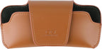 Sunglass Holder for Car Visor, Car Sunglasses Holder Leather, Eyeglasses Holder Glasses Storage Case Visor Accessories