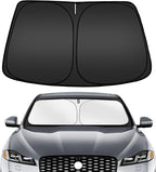 ARISMOTOR Windshield Sun Shade for Jaguar F-Pace 2016-2025 2026, Custom Fit Foldable Front Window Sunshade Sun Visor Protector, Block UV Rays Keep Your Car Cooler