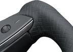 MEWANT Hand Stitched Tesla Model S Yoke Steering Wheel Cover Wrap for Tesla Model S 2021-2023 / Model X 2021-2023 Tesla Yoke Steering Wheel Accessories