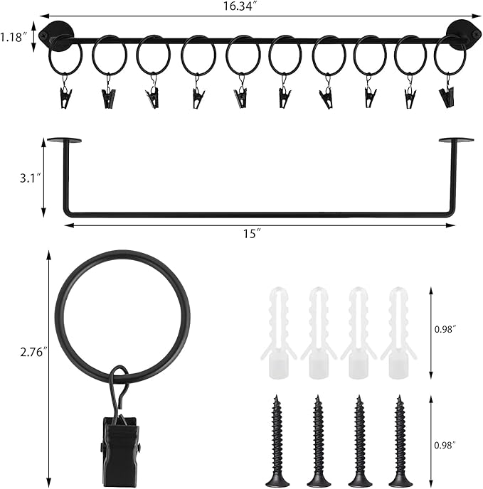 Hat Rack Wall Cap Organizer - Baseball Hat Racks Display Holder with 40 Hooks - Modern Metal Black Hats Storage Wall Mounted 