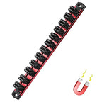 WORKPRO Magnetic Screwdriver Organizer and Wrench Organizer, Aluminum Rail Magnetic Tool Organizer, Tool Holder, Toolbox Orga