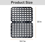 Rigid MOLLE Panel for Truck-Universal Truck Gun Rack Mount Rack Panel for Tactical Gear Accessories,Seat Back Organizer for Cars, SUVs, Pickups, and Trucks