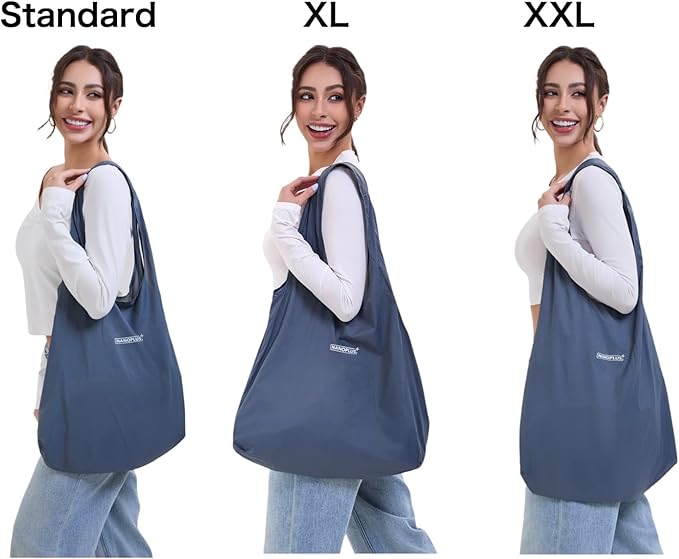 Compact Reusable Grocery Tote Bag – Lightweight, Foldable & Packable Shopping Bag for Travel