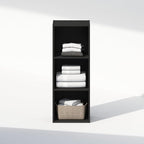 Furinno Reed Closet Organizers and Storage, 3-Tier Closet Organizer, Open Shelf Closet Storage, for Wardrobe, Bedroom, Living