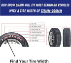 Jeremywell 10 PCS Emergency Anti-Skid Mud Snow Survival Traction Multi-Function Car Tire Chains, Yellow, Security Chains for 