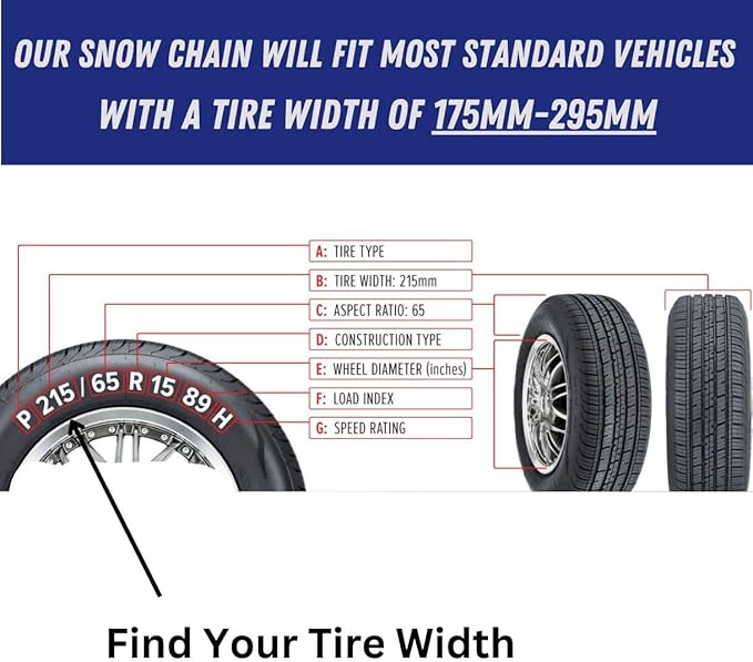 Jeremywell 10 PCS Emergency Anti-Skid Mud Snow Survival Traction Multi-Function Car Tire Chains, Yellow, Security Chains for 