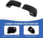 RAZPOY Rearview Mirror Cover Side Mirror Shell Trim Compatible with Dodge Journey 2009-2020, Black