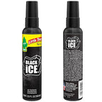 LITTLE TREES Car Air Freshener | Spray Provides a Long-Lasting Scent for Auto or Home | On-the-go Freshness | Black Ice, 6 Ai
