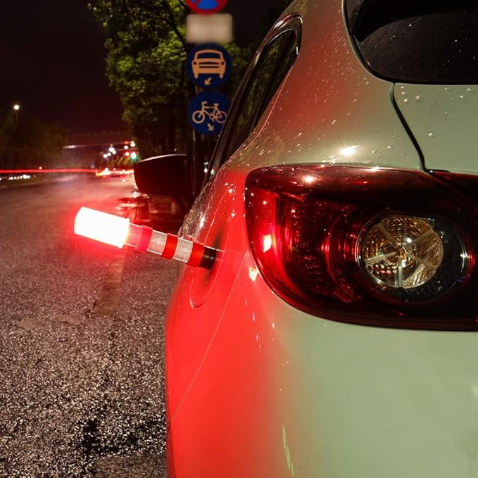 Twinkle Star Emergency Roadside Flares Kit LED Safety Strobe Road Warning Light Highway Beacon Alert Flare with Magnetic Base
