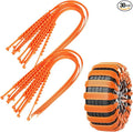 Reusable Anti Snow Chains,Universal Emergency Snow Non-Slip Zip Tie Tire Chains,Adjustable Snow Tire Chain Anti-Skid Belt Whe