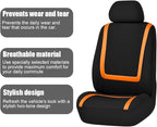 BELOMI Car Seat Covers Full Set, Breathable Premium Cloth Auto Seat Cover, Universal Front and Rear Seat Covers, Automotive I