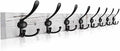 Coat Rack Wall Mount 31.5'' Coat Hanger Wall Mount Old White Coat Hooks for Wall Rustic Towel Racks for Bathroom Living Room 