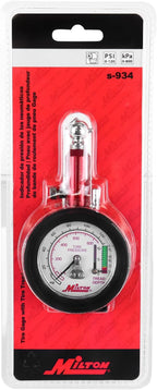 Milton (S-934) Dial Tire Pressure Gauge - Single Head Tire Tread Depth Gauge