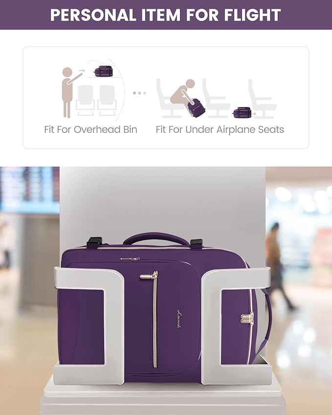 LOVEVOOK Travel Backpack for Women & Men 50L,Airline Approved Carry On Backpack Travel Essentials,TSA Carry on Luggage,Waterp