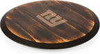 PICNIC TIME NFL Unisex NFL Lazy Susan Serving Tray, Wooden Turntable Round Charcuterie Board, Cheese Serving Platter