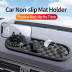 Multi-Functional Support Anti-Slip Pad, 360° Rotatable Multifunction Car Anti Slip Mat Phone Holder, Anti Slip Car Dash Grip 
