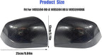 fit for Tesla Model Y Side Mirror Cover 2021-2024, Door Mirror Caps Accessories，Made of ABS Material (Bright Carbon Fiber Pattern)149559400A