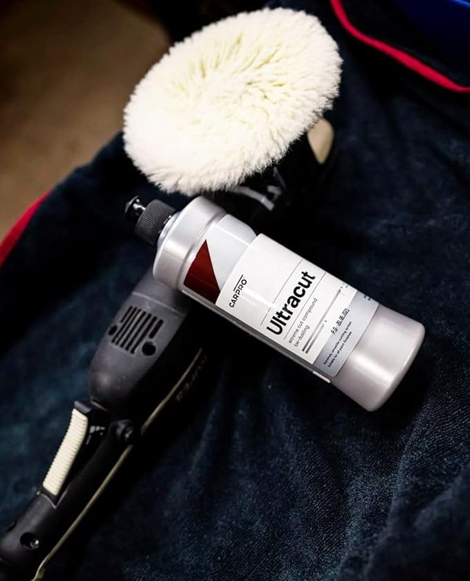 CARPRO UltraCut - 500ml - Extreme Cut Compound, Low Dusting, Minimal Hazing, for Rotary or DA Polishing with Long Work Time
