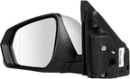 FINDAUTO Side View Mirror Compatible with 2018-2021 For Chevy For Equinox Left Driver Side W/TURN SIGNAL, W/BLIND SPOT DETECT
