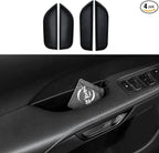 4PCS Car Door Organizer Tray for RX 2023 2024 2025 Front & Rear Door Pocket Inner Organizer Trays TPE for RX Hybrid RX 350h 500h F Sport Premium+ Luxury F Sport Accessories Black