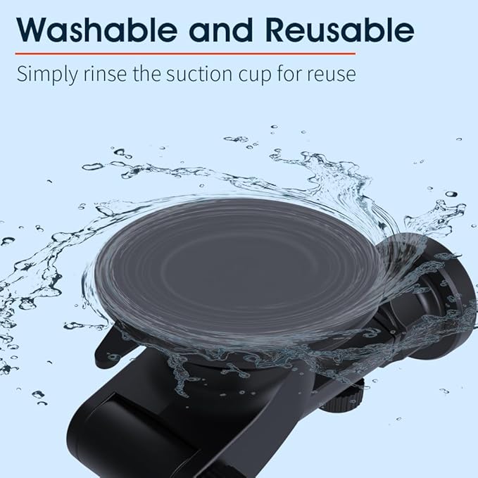 sincetop Car Phone Holder Mount, Cell Phone Mount for Car Dashboard Windshield, 3 in 1 Super Suction Cup with Strong Sticky Gel, Adjustable Universal for All Phones【Series C - 1st Gen】