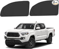 Front Side Window Sun Shade for 2016-2023 Toyo-ta Tacoma Accessories, Foldable Window Sunshade Sun Visor Protector, Side Window Shades Sun Shield Blocks UV Rays Heat, Pack of 2