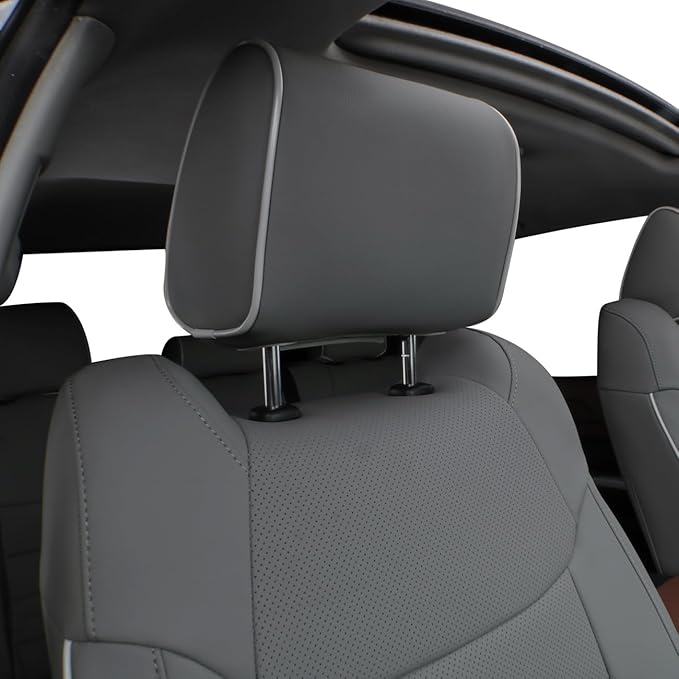 EKR Custom Fit Tacoma Front Car Seat Covers for Select Toyota Tacoma 2016 2017 2018 2019 2020 2021 2022 2023 Double Cab/Acces
