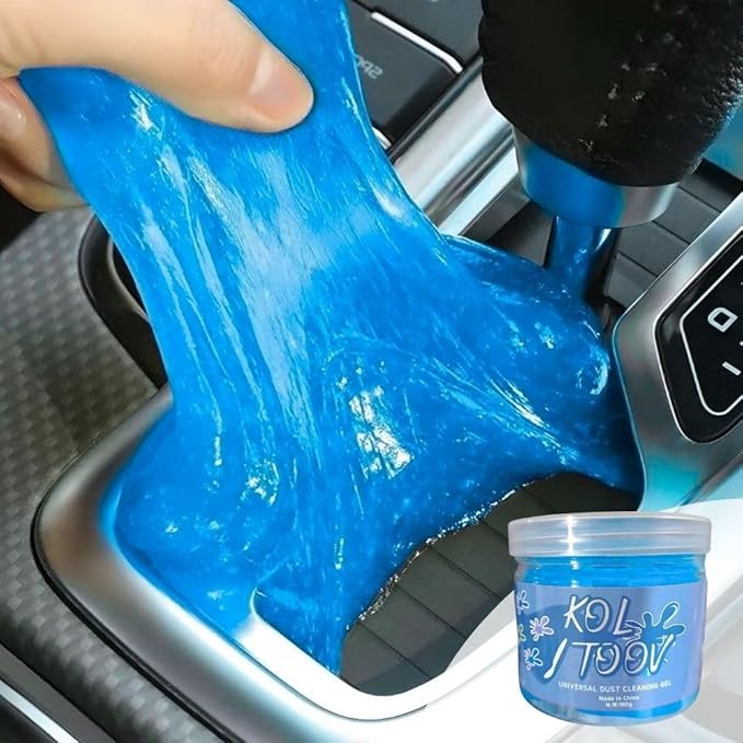 Ultimate Blue Car Cleaning Gel: Automotive Detailing Putty for Interior Care, Vent Cleaning, and Dust Removal Reusable Cleani