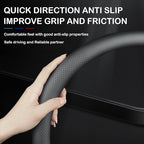 Tricolor Stripes Car Steering Wheel Cover,14.5-15 Inch Universal Nappa Leather 3D Mesh Covers Breathable Anti-Slip Odorless S