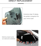 Left Driver Side Mirror Cover Cap Compatible with Honda Accord 2008-2012 Prime Color,Not Painted Yet