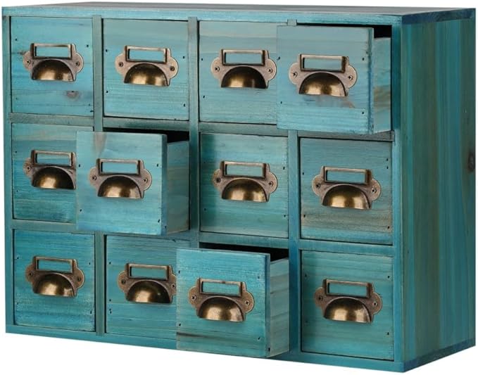 Apothecary Drawers Apothecary Cabinet with Drawers Card Catalog Cabinet Wooden Card Catalog Wooden Storage Box for Desktop Or