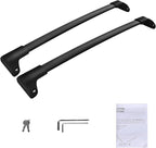 330Lbs Lockable Roof Rack Crossbars for 2015-2020 Chevy Tahoe Suburban Yukon Escalade, Heavy Duty Aluminum Anti-Corrosion Cross Bar Fit Luggage Luggage Kayaks Bicycles Snowboard