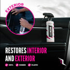 Legendary Gloss Dressing 16oz - Tire Shine Spray & Plastic Restorer - Water Based & Non-Greasy Interior/Exterior Detailing Sp