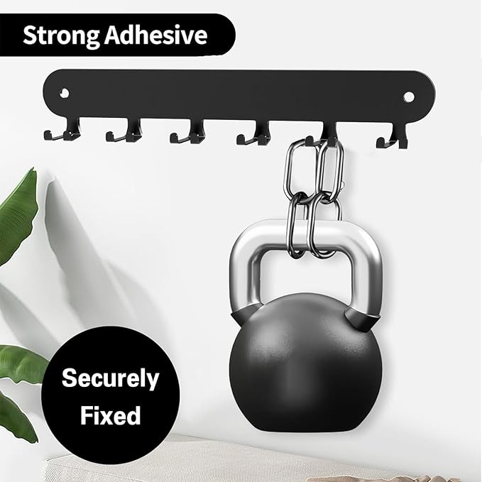 2 Pack Key Holder for Wall,Key Hooks,Key Holder Wall Mount Self Adhesive, Key Rack Wall Mount for Wall No Drill for Living Ro