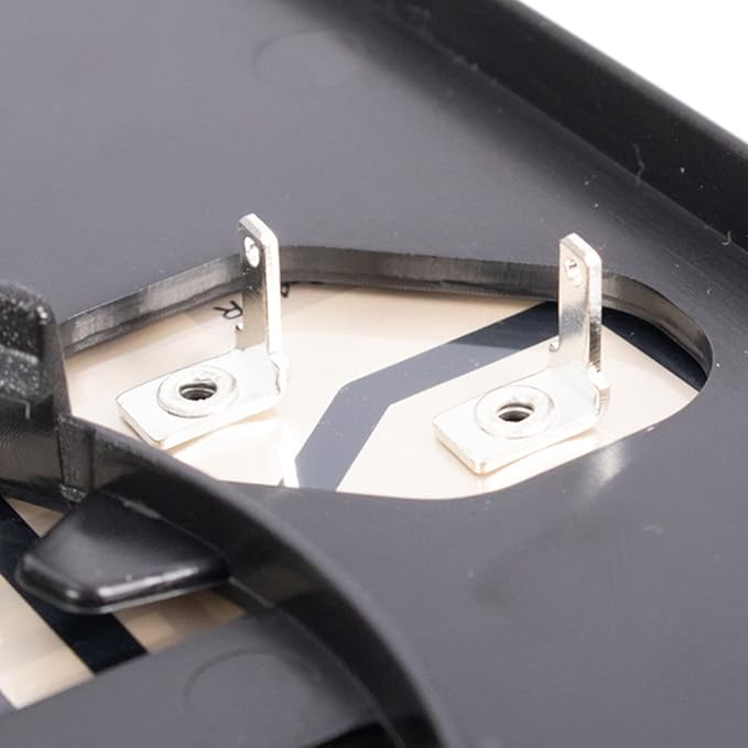 TRQ Passenger Side Mirror Glass Heated with Spotter Glass Convex Snap On Compatible with 2015-2021 Nissan NV200 NI1325126