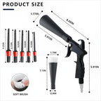 Tornado Detailing Car Cleaning Gun with Metal Nozzle | Interior Drying Air Gun | High Pressure Blower Gun | Car Cleaning Kit 