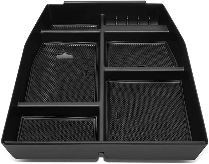 DNA Motoring Center Console Organizer Tray Compatible with 15-18 F150, Armrest Storage Box, ZTL-Y-0006