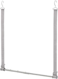 STORAGE MANIAC Hanging Closet Rod, Adjustable Width and Height Closet Hanging Organizer, Space-Saving Clothes Hanging Bar, Cl