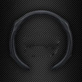 Quick Install Sporty Carbon Fiber Pattern Steering Wheel Cover Universal fit 14½ to 15 inches Car Sendan Coupe SUV Pickup 14.5 to 15