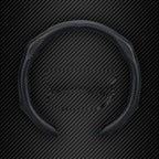 Quick Install Sporty Carbon Fiber Pattern Steering Wheel Cover Universal fit 14½ to 15 inches Car Sendan Coupe SUV Pickup 14.5 to 15