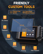 FOXWELL HD500 Heavy Duty Truck Scanner - Diesel Scanner with DPF Regen/Injector Cutoff/Limit Setting, Full System Diesel