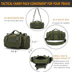 Tactical Seat Back Organizer, Od Green Molle Seat Covers, Tactical Car Vehicle Panel with Pouches for Truck Seat Back Organizers