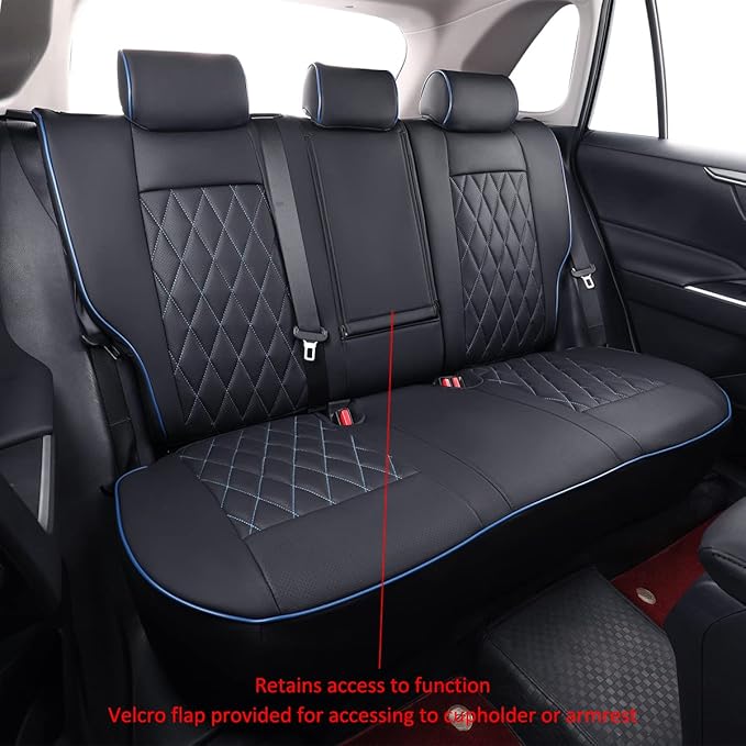 EKR Rav4 Seat Covers Custom Fit for Toyota Rav4 (Hybrid) Woodland/Limited 2026, Leather Car Seat Cover Full Set for SUV,Faux 